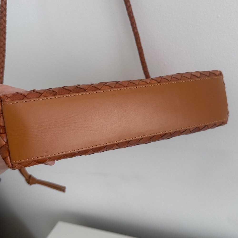 Loeffler Randall Leather Woven Crossbody Bag - Picture 6 of 6